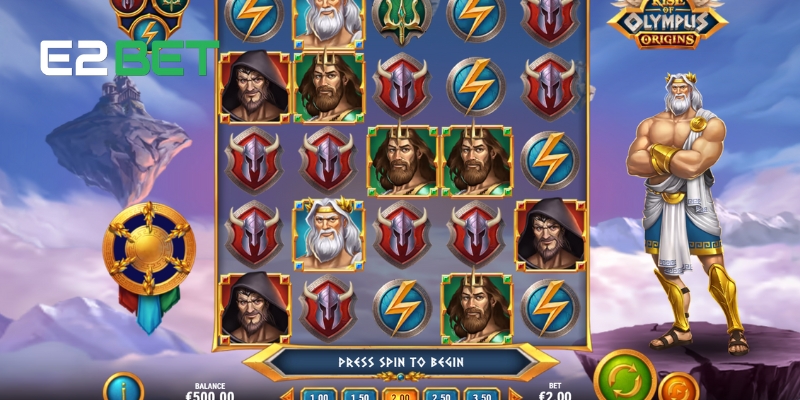 Rise of Olympus: Trò Chơi Slot Hấp Dẫn Khám Phá Thế Giới Thần Thoại 2 Tính năng đặc biệt trong Rise of Olympus E2BET